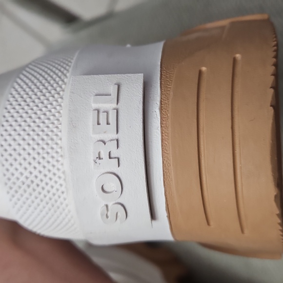 Sorel Brex Chelsea Ankle Boot Leather Women's 7.5 Pull On Natural Sea Salt - Picture 8 of 14